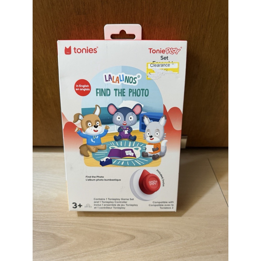 tonies Tonieplay Set Lalalinos: Find the Photo Game NEW SEALED With Controller